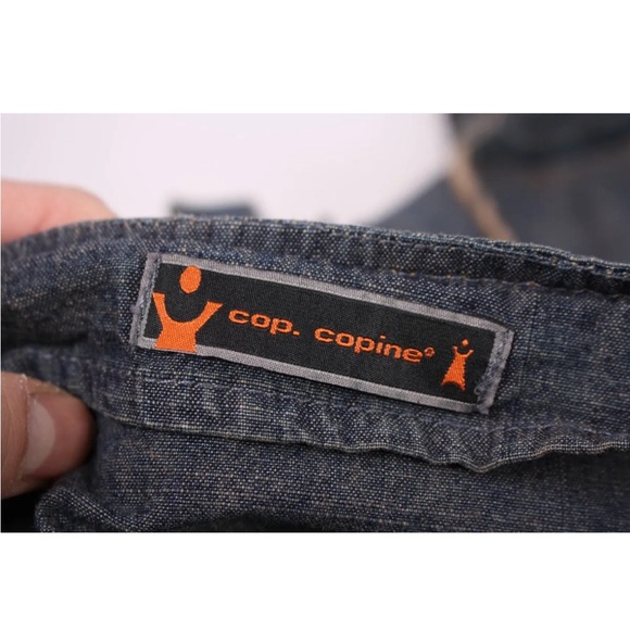 Cop Copine Vintage Y2K Denim Wrap Midi Skirt As Seen On Bella Hadid size Medium - Picture 16 of 16